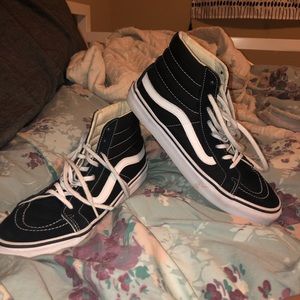 Black high top vans
